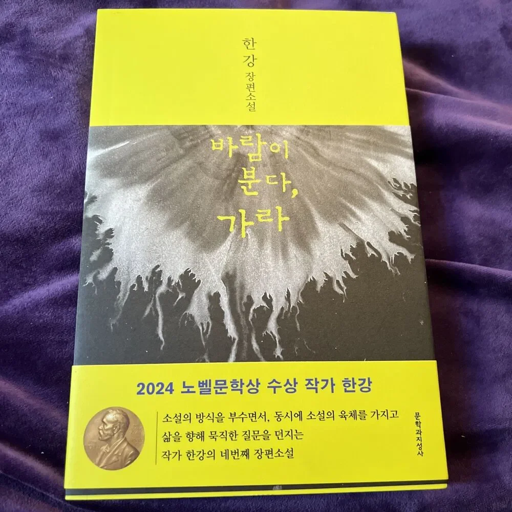 The Wind is Blowing By Han Kang Novel 바람이 분다, 가라 한강 Nobel Prize 2024 Korean 한국어